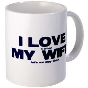 love my wife Xbox funny Cupsreviewcomplete Mug by   