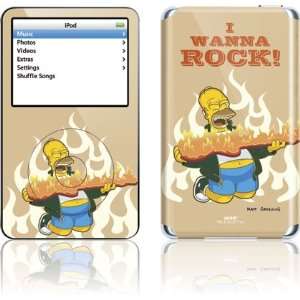  Homer I Wanna Rock skin for iPod 5G (30GB)  Players 