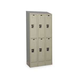  Assembled Locker,w36,d12,h82,parchment   HALLOWELL 