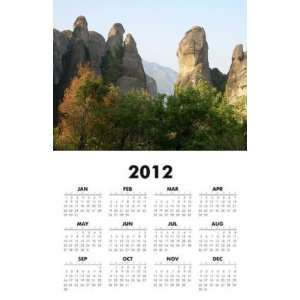  Greece   Meteora   Monastery 2012 One Page Wall Calendar 