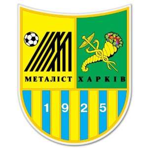  Metalist Kharkiv Ukrainian football car sticker 4 x 5 