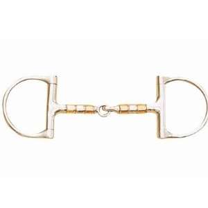 Metalab Roller Mouth Dee Ring Snaffle Bit  Sports 