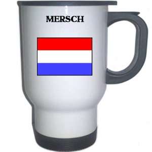  Luxembourg   MERSCH White Stainless Steel Mug 