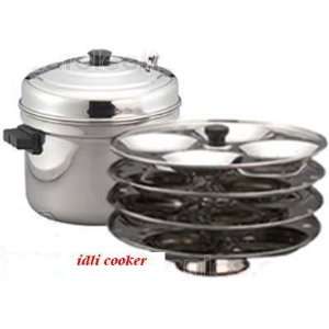  Stainless steel Idly cooker    4 plates (16 idlies 