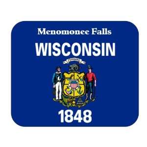  US State Flag   Menomonee Falls, Wisconsin (WI) Mouse Pad 