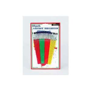  144 Packs of Multi colored paint brushes (pack of 20 