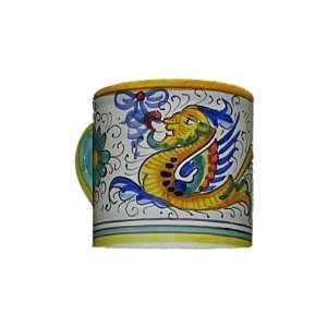    Deruta Ceramic Pottery Raffaellesco Coffee Mug 