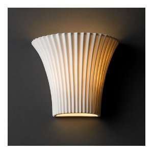    PLET Limoges 1 Light Sconces in Pleats Impression