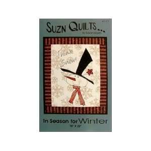  Suzn Quilts In Season for Winter Ptrn Arts, Crafts 