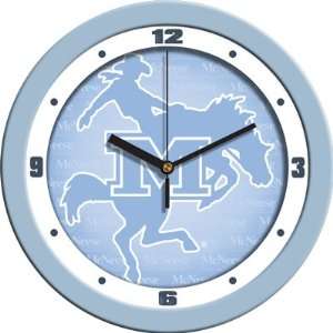  McNeese State Cowboys NCAA Wall Clock (Blue) Sports 