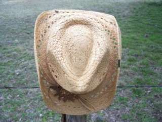 NEW Peter Grimm Hats Ladies MALLORIE Western Beach Cowboy Straw Hat 