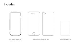   Linear EX Color Series Case [Soul Black] for Apple iPhone 4 GSM CDMA