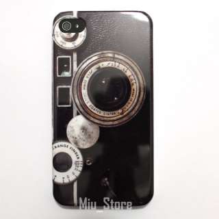 Retro Camera Apple iphone 4 4S 4G Hard Plastic Case Cover Skin  