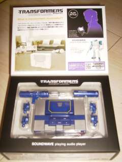 Transformers Music Label  Soundwave (Blue) MISB  