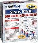 NEIL MED SINUS RINSE SALINE NASAL RINSE   50 PREMIXED PACKETS sm370387