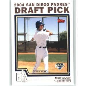  2004 Topps Traded #T71 Matt Bush DP RC   San Diego Padres 