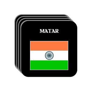  India   MATAR Set of 4 Mini Mousepad Coasters 