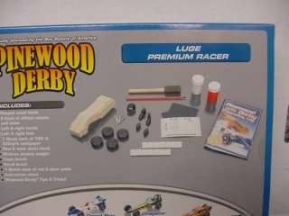 REVELL PINEWOOD DERBY LUGE RACER WOOD MODEL KIT BOY SCOUTS NEW  