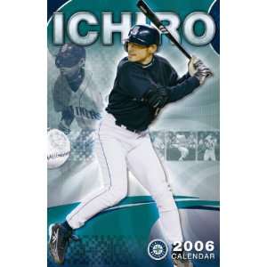 Ichiro Suzuki Seattle Mariners 11 X 17 2006 Wall Calendar  