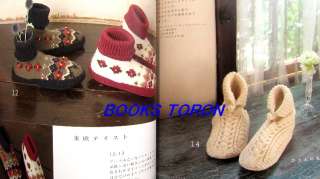 Hand knitted Room Shoes, Blanket, Socksetc./Japanese Crochet 