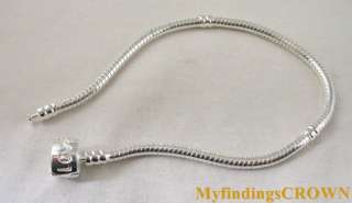 Silver Plated LOVE Bracelet Charm Bracelet 23cm W3676  
