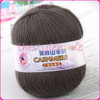437yds Cashmere Knitting Wool Yarn Handcraft 20 clours  