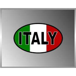  ITALY FLAG EURO DECAL BUMPER STICKER 3 X 5 Everything 