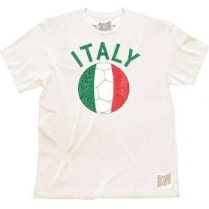  Italy National Team White Retro Brand T Shirt