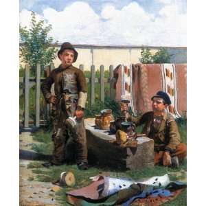  Hand Made Oil Reproduction   Jacek Malczewski   32 x 40 