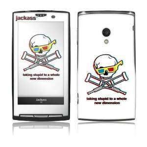   MS JKAS10134 Sony Ericsson Xperia X10  Jackass  3D Skin Electronics