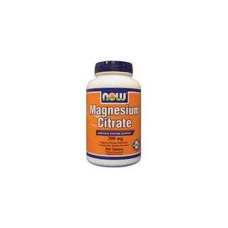 Now Foods Magnesium Citrate 200mg, 250 Tablets