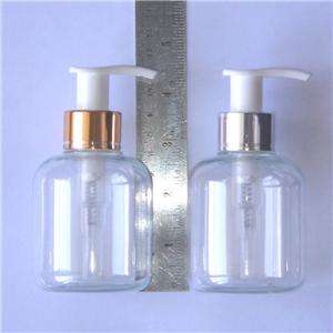 150ml PET Plastic Soap Gel Bottle Silver Dispenser Pump  