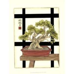  Jennifer Goldberger   Zen Bonsai IV Hand Colored Patio 