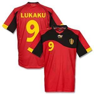  11 12 Belgium Home Jersey + Lukaku 9