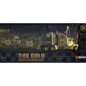  Bobby Hamilton Reflections in Gold Transporter with Stock 