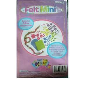  KIT MAKE FELT JEWELRY & POUCH AGES 6+ FELT MINIS FROM COLORBOK KIT 