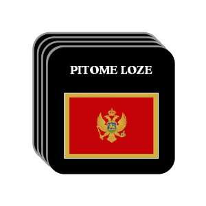  Montenegro   PITOME LOZE Set of 4 Mini Mousepad Coasters 