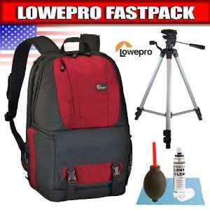  Lowepro Fastpack 250 Camera Bag (Red) + Photo / Video 