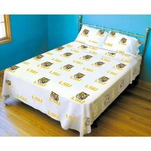 College Covers LSUSS Louisiana State University Printed Sheet Set in 
