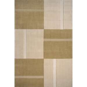  Metro Collection Beige Hand Loomed Wool Area Rug 2.30 x 3 
