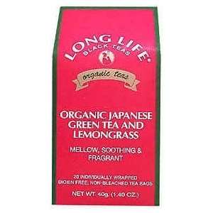  Organic Green Tea w/Lemongrass 20 Bags Health & Personal 
