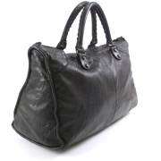 BALENCIAGA Chevre Work Bag Handbag ANTHRACITE Black  
