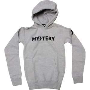  Mystery Text Logo Hd Sweater Medium Grey Skate Hoody 