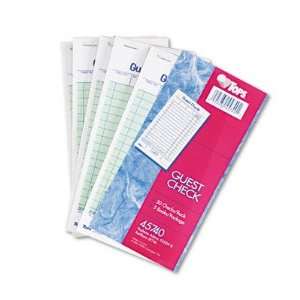  New Sales Guest Check 3 3/8 x 6 1/2 5 50 Sheet Pads Case 