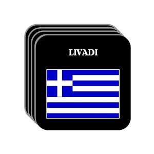  Greece   LIVADI Set of 4 Mini Mousepad Coasters 