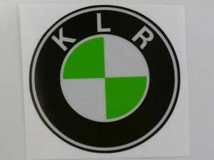 Kawasaki KLR Roundel Decal  
