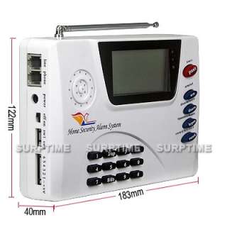   Dual Wireless GSM Alarm and PSTN Landline Network Alarm System  