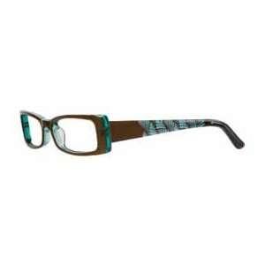  Junction City AUDUBON PARK Eyeglasses Brown laminate Frame 