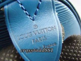 Authentic Louis Vuitton Blue Keepall 45 Garment Excellent  