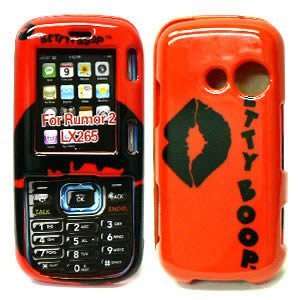  LG Rumor 2 LX265/Cosmos VN250 Red Betty Boop Text & Lipstick 
